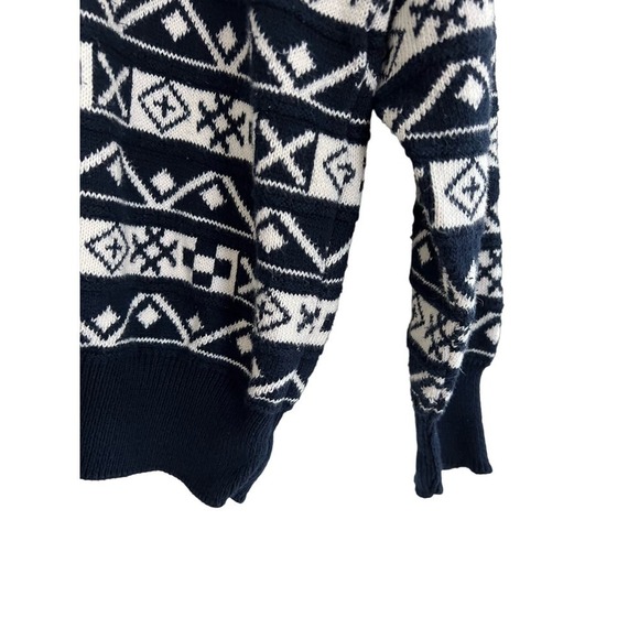 VTG Gaeltarra Ireland Pull Over Sweater Navy and Cotton EU 102cm 40  (M-L) Mens - Picture 3 of 7